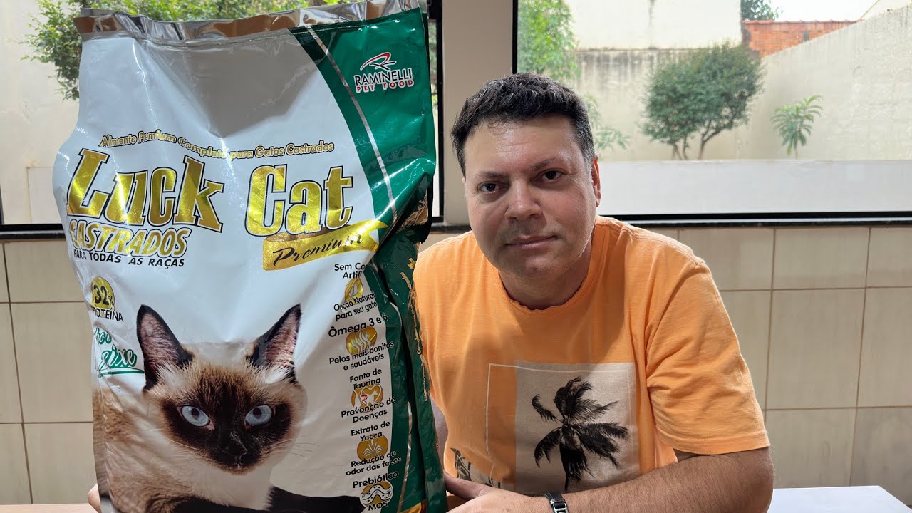 Conhecendo a ração luck cat
