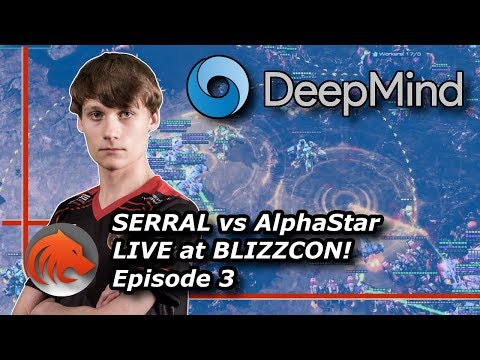 Serral (Z) vs AlphaStar (P) at Blizzcon!