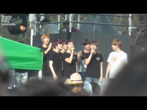 120908 찬열(EXO-K) Heal the world rehearsal @ K-pop nature+ concert