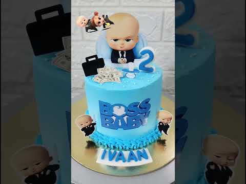 Boss Baby cake Decoration #shorts #ytshorts #bossbaby #bossbabytheme #cakedecorating #bossbabycake