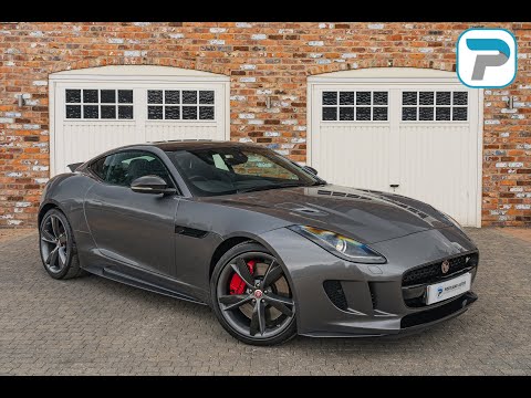 2016/16 JAGUAR F TYPE R 5.0 V8 AUTO AWD IN CORRIS GREY METALLIC WITH CARBON WHEELS & MIRRORS