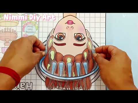 Printable Paper Hair Spa kit Crafts, #Paperdiy #quitebook  #paperdoll #quitebook