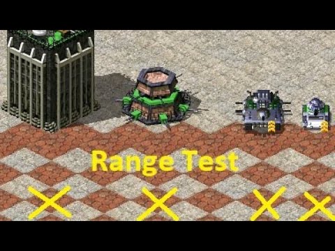 Garrisoned Units Range Test: Red Alert 2