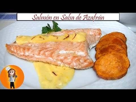 Salmón en Salsa de Azafrán | Receta de Cocina en Familia