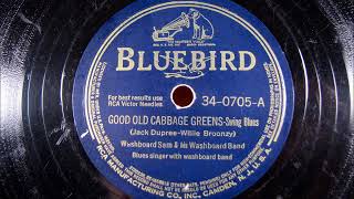 GOOD OLD CABBAGE GREENS by Washboard Sam and his Washboard Band