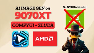 How to Generate AI Images Locally on AMD RX 9070XT with ComfyUI + ZLUDA No NVIDIA Needed!