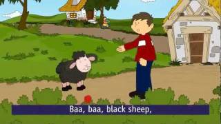 Kids Toonedin: Baa Baa Black Sheep (karaoke and lyrics)