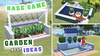 TIPS AND IDEAS for GARDEN (BASE GAME ) Sims 4 🛠✨✨
