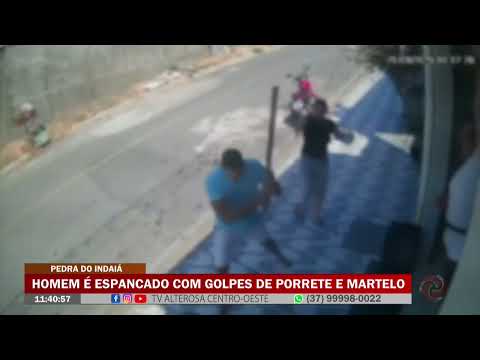 Pedra do Indaiá: Homem é espancado com golpes de porrete e martelo