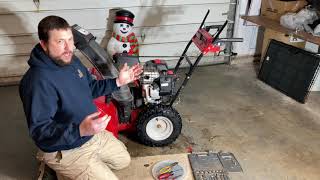 MTD Yard Machines Snowblower w/ 1350 Briggs and Stratton Repair