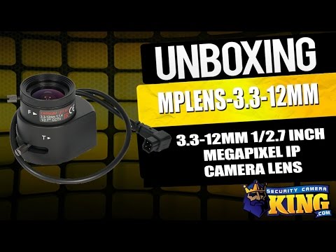 Unboxing - MPLENS-3.3-12mm - 3.3mm to 12 mm Megapixel IP Camera Lens