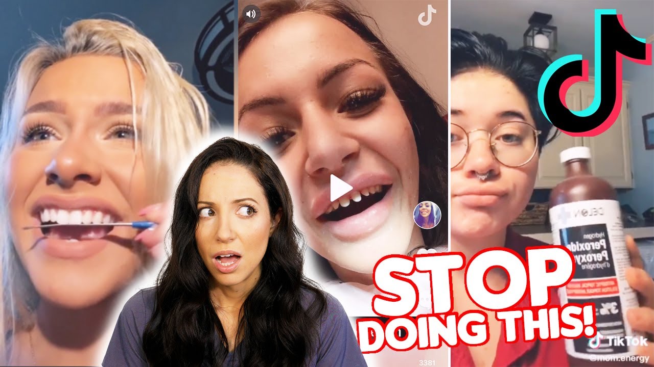 TikTok Dental Trends are DESTROYING People’s Teeth | Dental Hygienist Explains