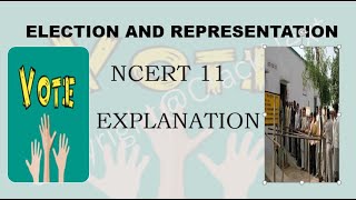ELECTION AND REPRESENTATION (NCERT-11, Chapter 3) । First Past the Post। Proportional Representation
