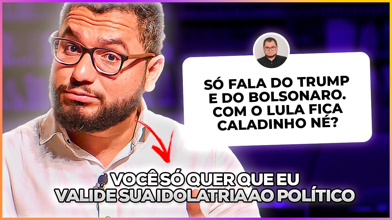 JOHN PIPER É MACHISTA? POR QUE NÃO FALA DO LULA? POR QUE NÃO FAZ APELO?