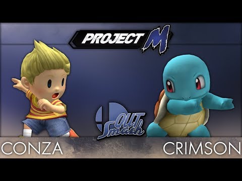 QUT Smash 4 Project M  - LR3 - Crimson (Squirtle) vs Conza (Lucas)