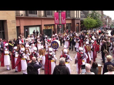 SRI DASMESH PIPE BAND PERFORM IN BUCHANAN AT PIPING LIVE 2019 PART 1