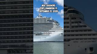 MSC Seahore Horns! Port Canaveral Sail Away Today!