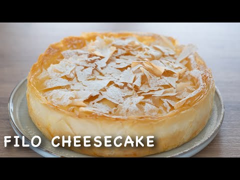 Crunchy meets Creamy: FILO Cheesecake with Ricotta and Cream Cheese!