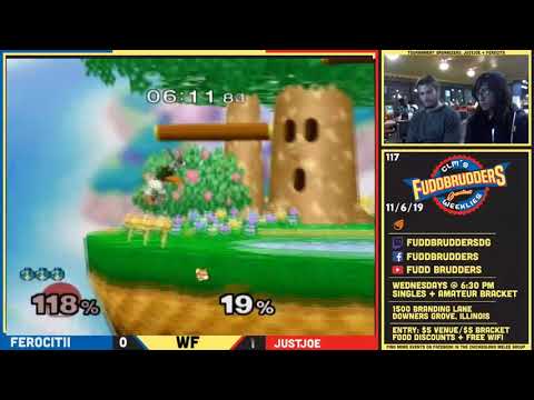 SSBM JustJoe vs Ferocitii FuddBrudders 117