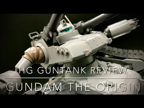 HG GUNTANK REVIEW GUNDAM THE ORIGIN #hg #guntank #gundamtheorigin #gunpla #gundam #bandai #modelkit