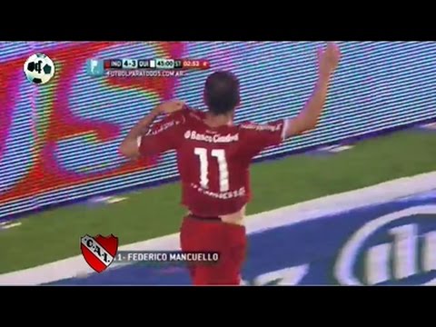 Gol Federico Mancuello - Independiente 5 Vs Quilmes 3 - Primera División 2014