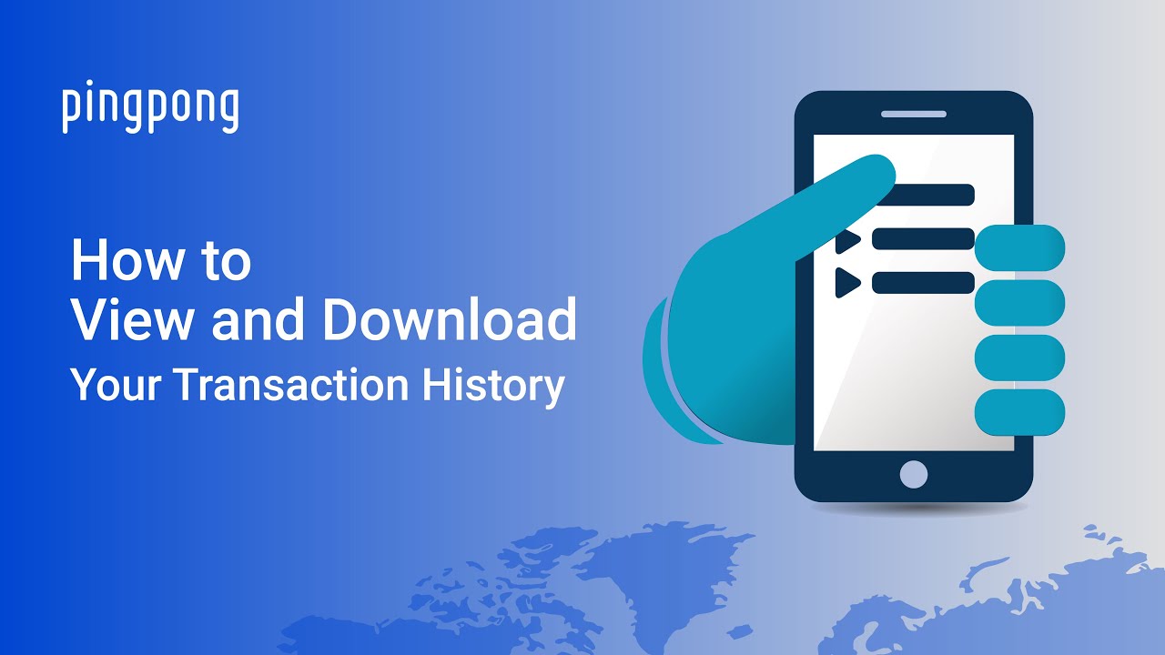 How to View and Download Your Transaction History | Pingpong Bangladesh