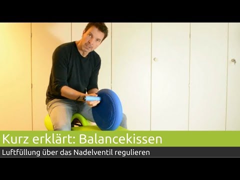 Kurz erklärt: Balancekissen Luft regulieren | PINOFIT