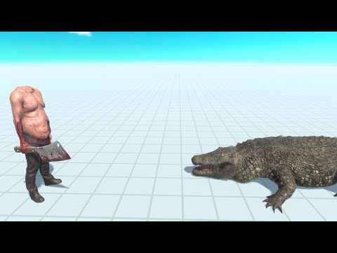 Giant Strong Headless Hulk VS All Reptiles ARBS | Aimals Revolt Battle Simulator