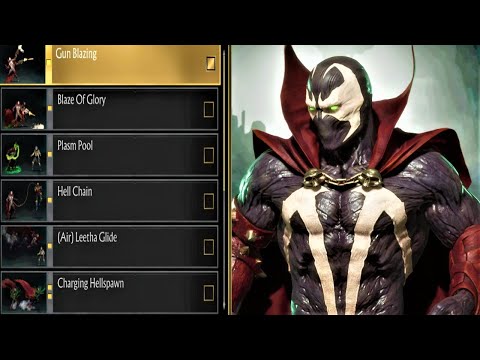 Mk11 - Spawn Abilities Showcase And Combos