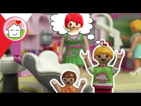 Playmobil po polsku Wizyta u fryzjerki - Rodzina Hauserów