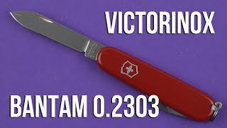 Victorinox Bantam Red (0.2303) - відео 1