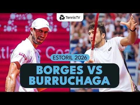 Nuno Borges vs Roman Andres Burruchaga Match Highlights! | Estoril 2026
