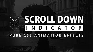 Css Scroll Indicator Animation - Pure Css3 Animati
