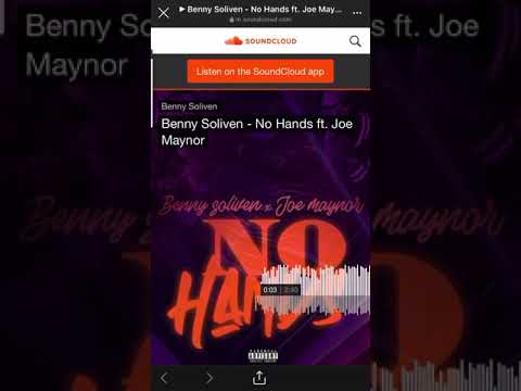 Benny Soliven - No Hands ft: joe maynor