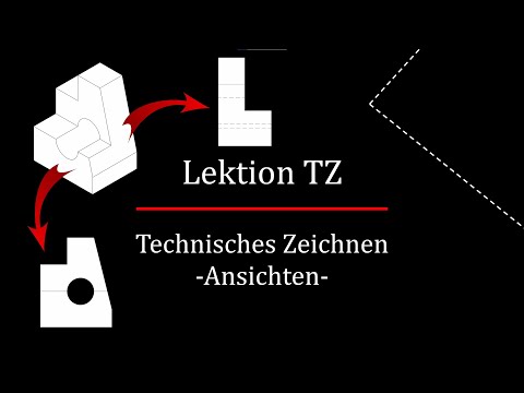 TZ2: Ansichten und verdeckte Kanten eines 3D-Körpers