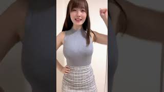 【おっぱい】乳揺れダンス ノースリーブ編 tiktok #Shorts
