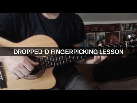 Dropped-D Fingerpicking Guitar Lesson