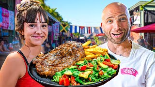 Eating in Florida's Biggest Farmer's Market!! Food Marathon!!