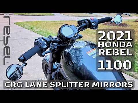 REBEL1100: Installing CRG bar-end mirrors & AirHawk seat pad