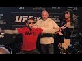 Tony Ferguson scares Dana White during staredown with Kevin Lee