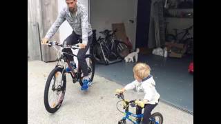Novak Djokovic 39 s Son Stefan okovi Training With His Father