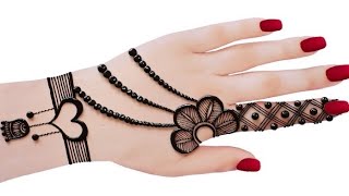 Unique Bracelet Style Mehndi Design |New Floral Net Henna 2025