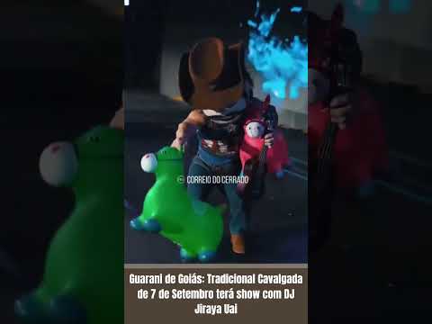 Guarani de Goiás: Tradicional Cavalgada de 7 de Setembro terá show com DJ Jiraya Uai