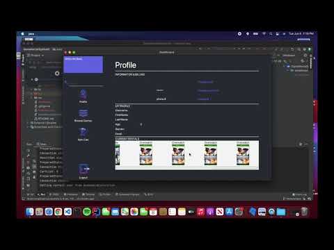 Game Rental Showcase Java, JavaFX