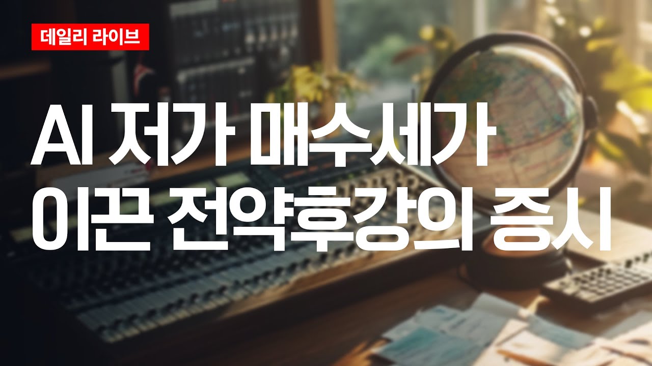 AI 저가 매수세에 전약후강 증시 | 데일리 라이브 | 2025.11.17(월)