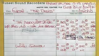 The Doors - "Moonlight Drive" (Evolution Mix)