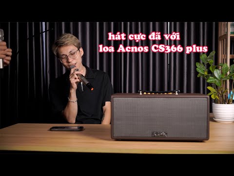 Loa Acnos Cs366 Plus , Loa Di Động Công Suất Lớn Hỗ Trợ Karaoke Giá Chưa Đến 5 Triệu Đồng !!