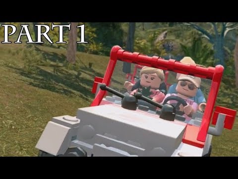 LEGO® Jurassic World - Gameplay Walkthrough part 1 - Jurassic Park (iOS, Android)