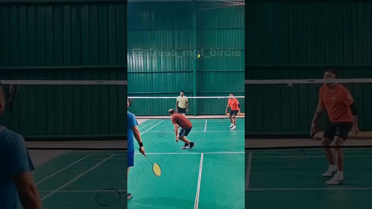 They thought it was over... 💀 #badminton #shorts