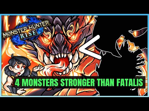 The 4 Monsters That Can Beat Fatalis - Black Dragon VS the World - Monster Hunter!